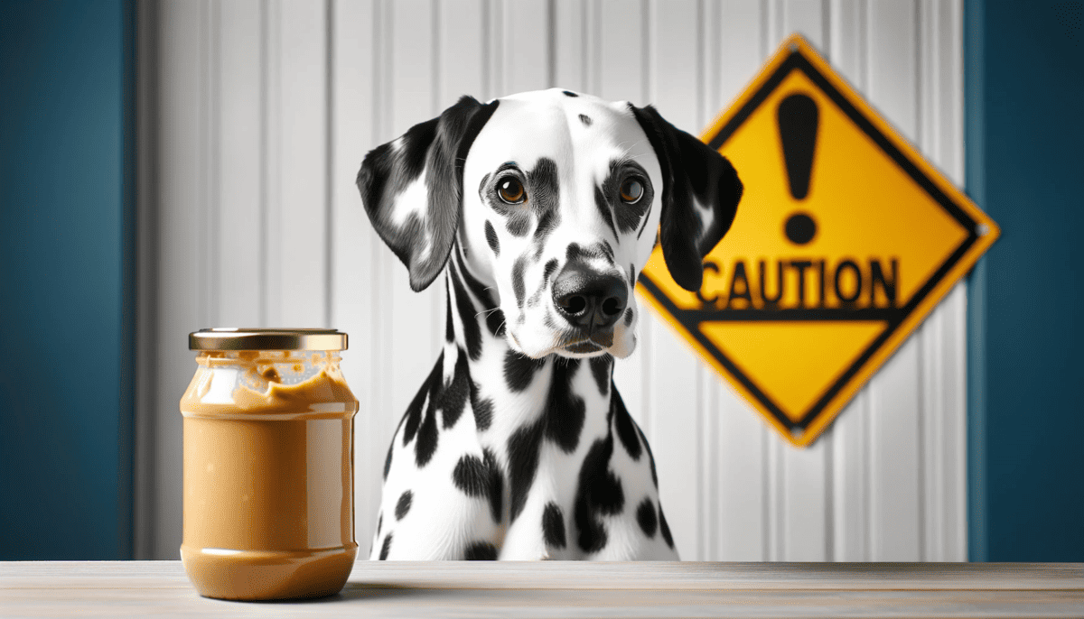 Dalmatian With Peanut Butter