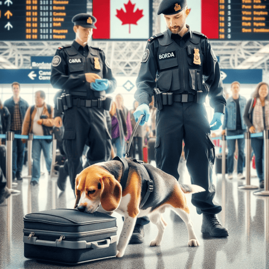 CBSA's Detector Dogs Can Intercept Contraband At The Border