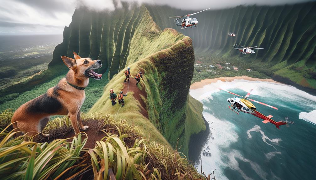rescue by barking dog